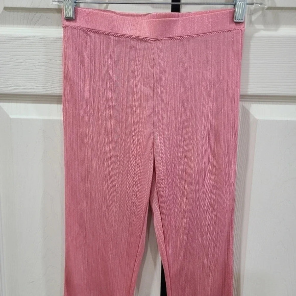 Poster Grl Size XS Disco‎ Pants Festival Rave Pink Shimmer Barbiecore Dolls Kill - Picture 3 of 11